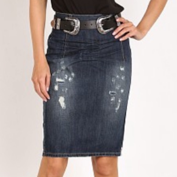 One Teaspoon Dresses & Skirts - NWT ONE TEASPOON Cowboy Freelove Denim MIDI Skirt SZ: 30 (Large)